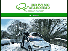 Tablet Screenshot of drivingelectric.info